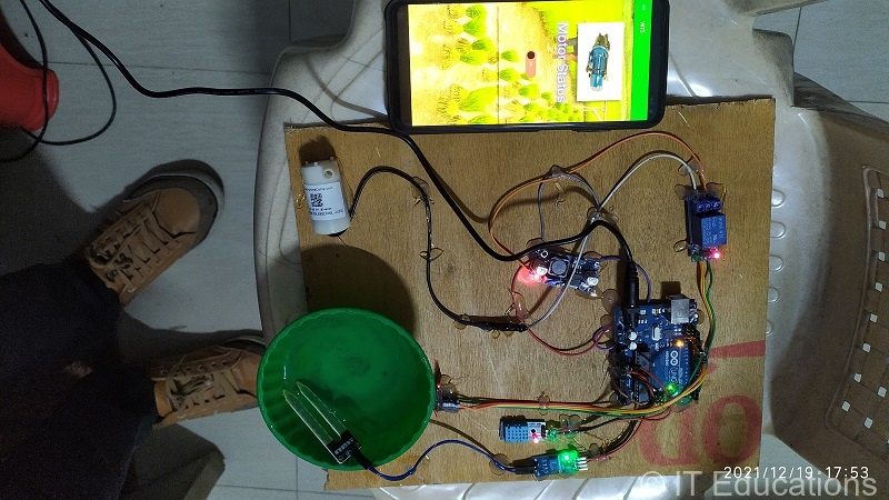 Engineering Project Maker in Nagpur - IOT Plant Watering System